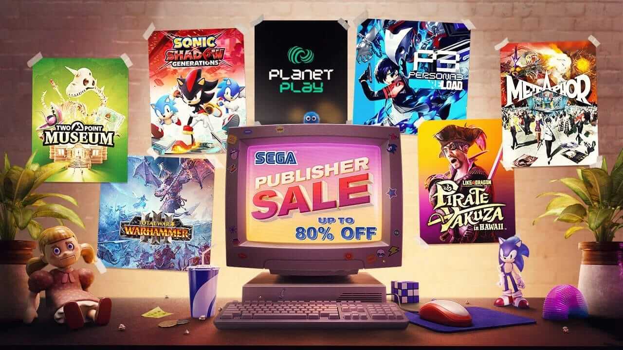 PlanetPlay SEGA Sale Banner Image