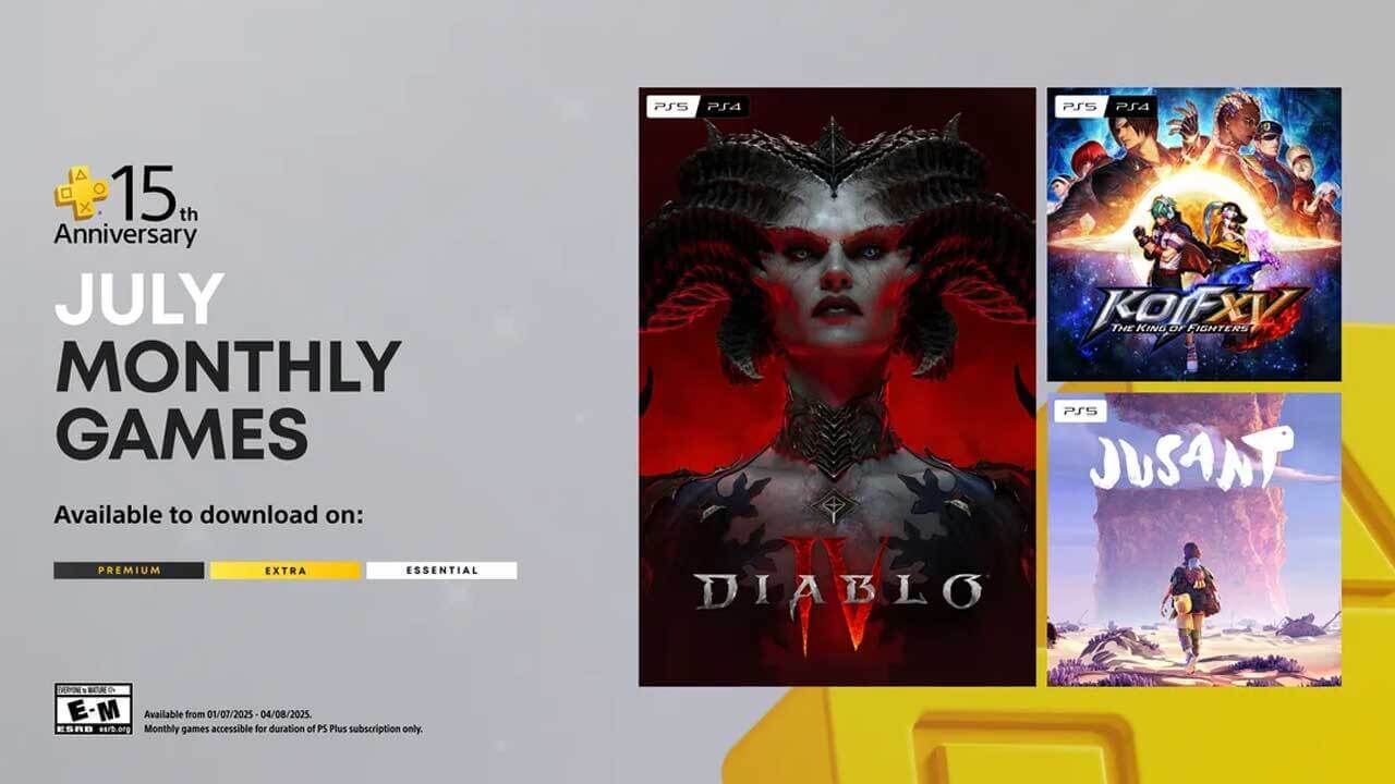 PlayStation Plus July 2025 Banner