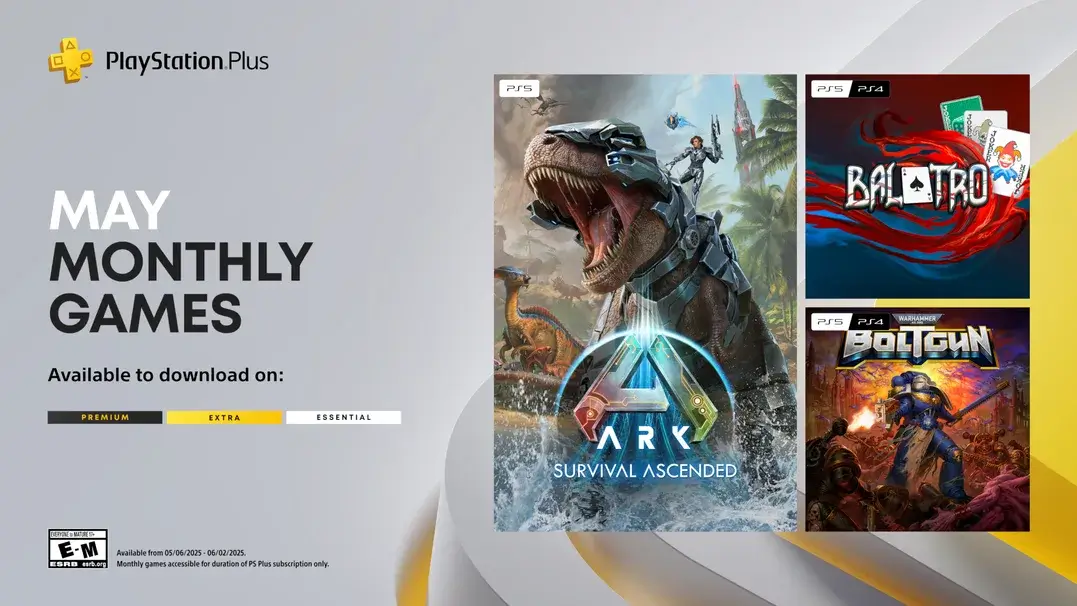 PlayStation Plus May 2025 Banner