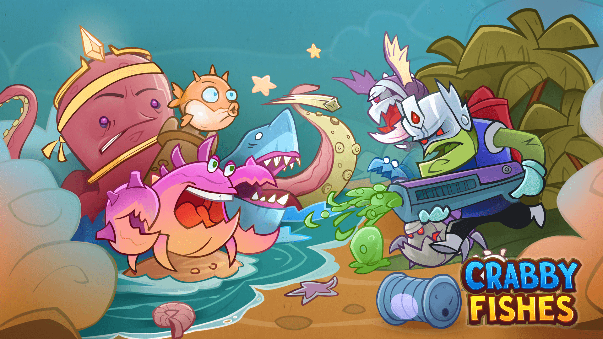 Crabby Fishes Banner Image