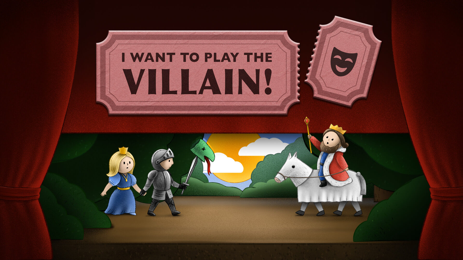 I Want to Play the Villain! Banner Image